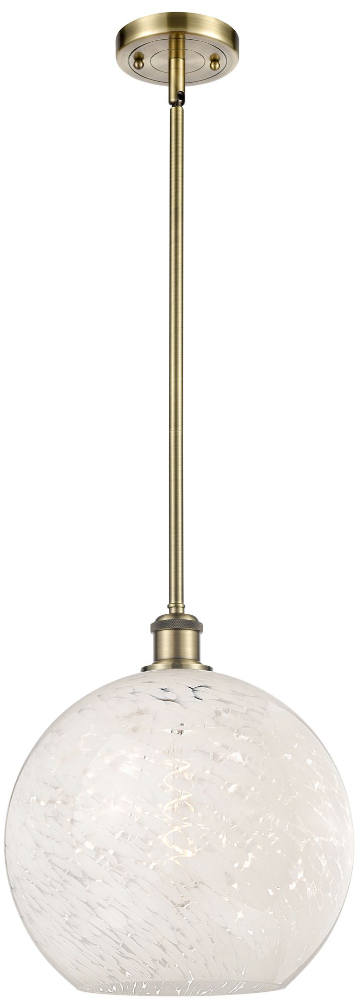 Innovations Lighting White Mouchette Gold Collection