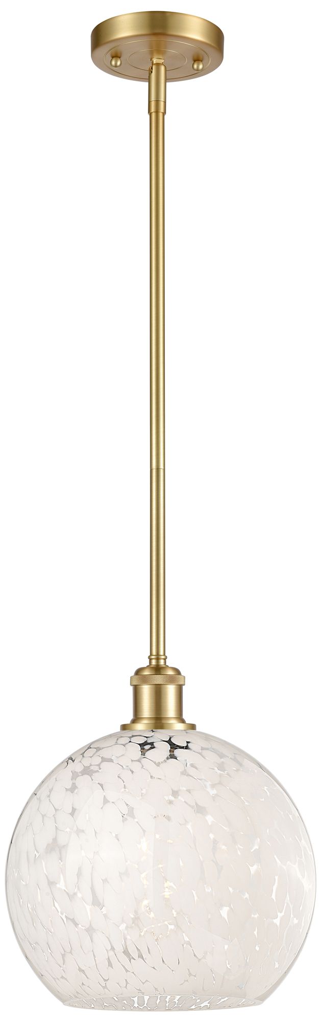 Innovations Lighting White Mouchette Gold Collection