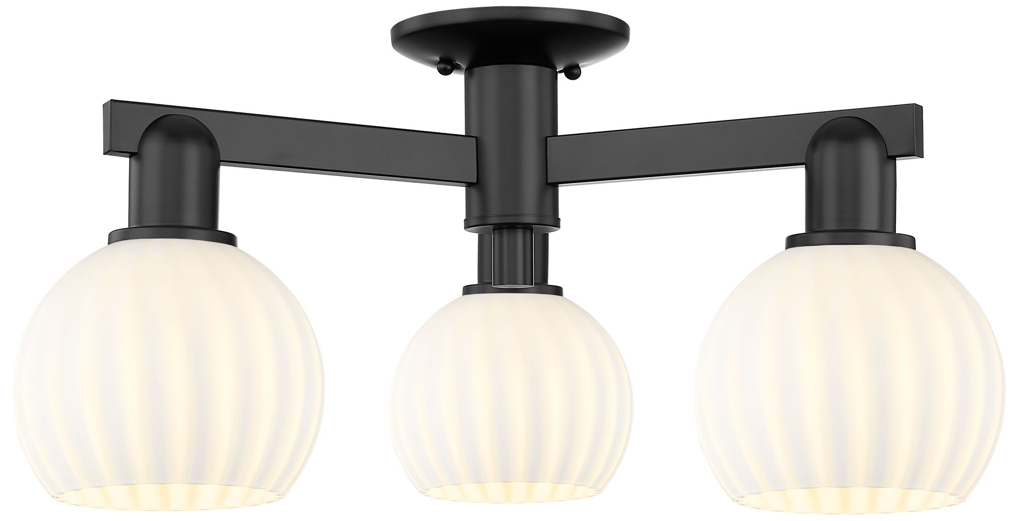 Innovations Lighting White Venetian Black Collection