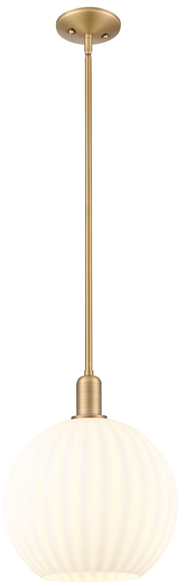 Innovations Lighting White Venetian Brass - Antique Brass Collection
