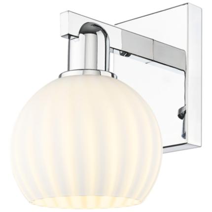 Innovations Lighting White Venetian Chrome Collection