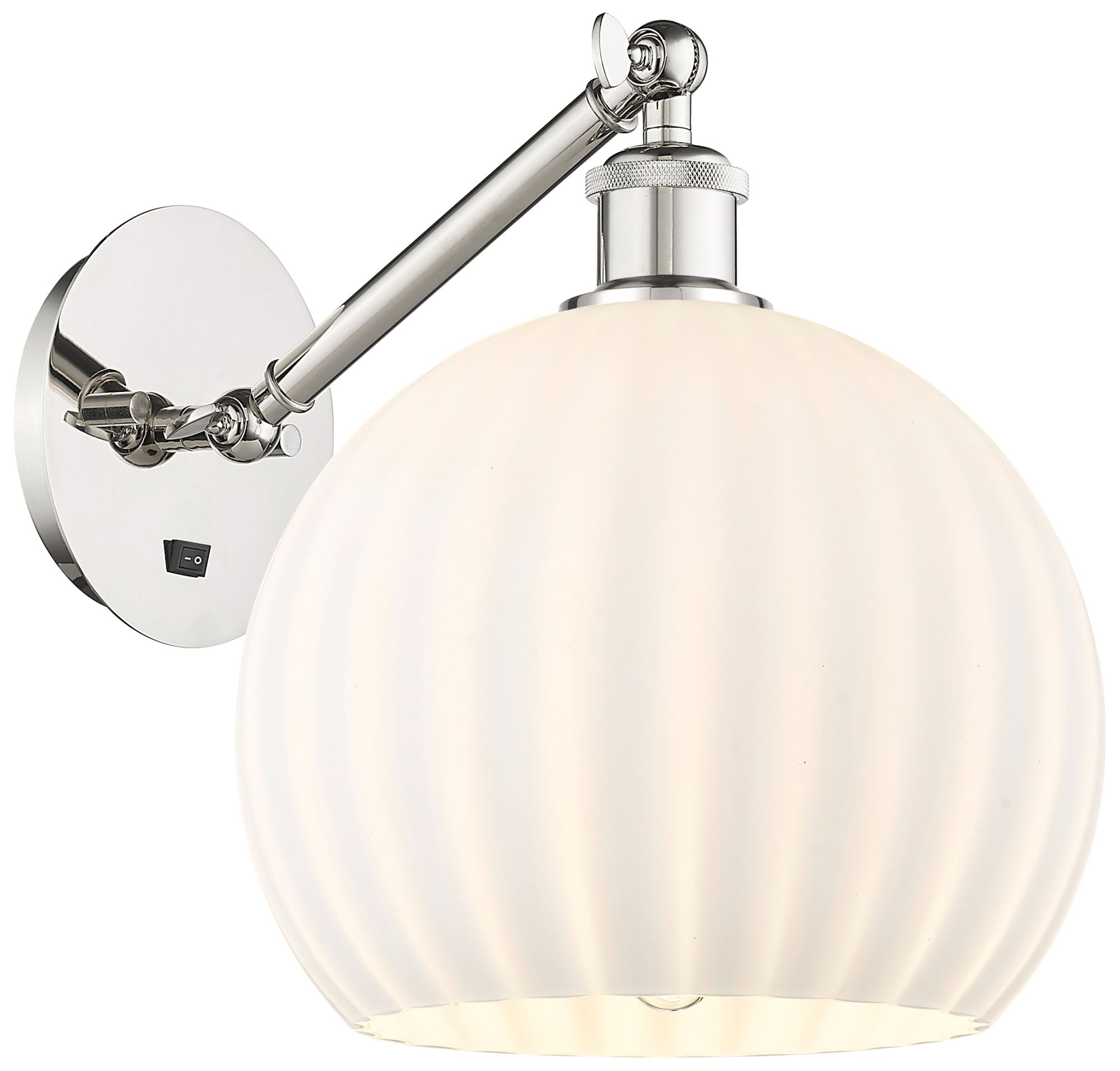 Innovations Lighting White Venetian Chrome Collection