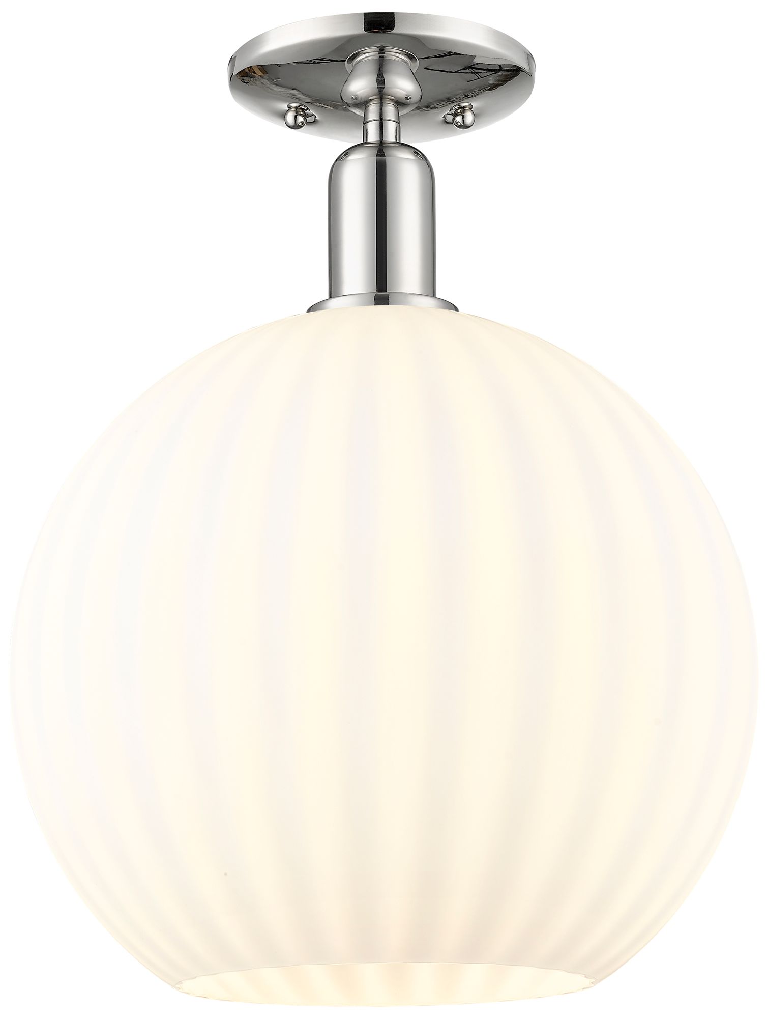 Innovations Lighting White Venetian Chrome Collection