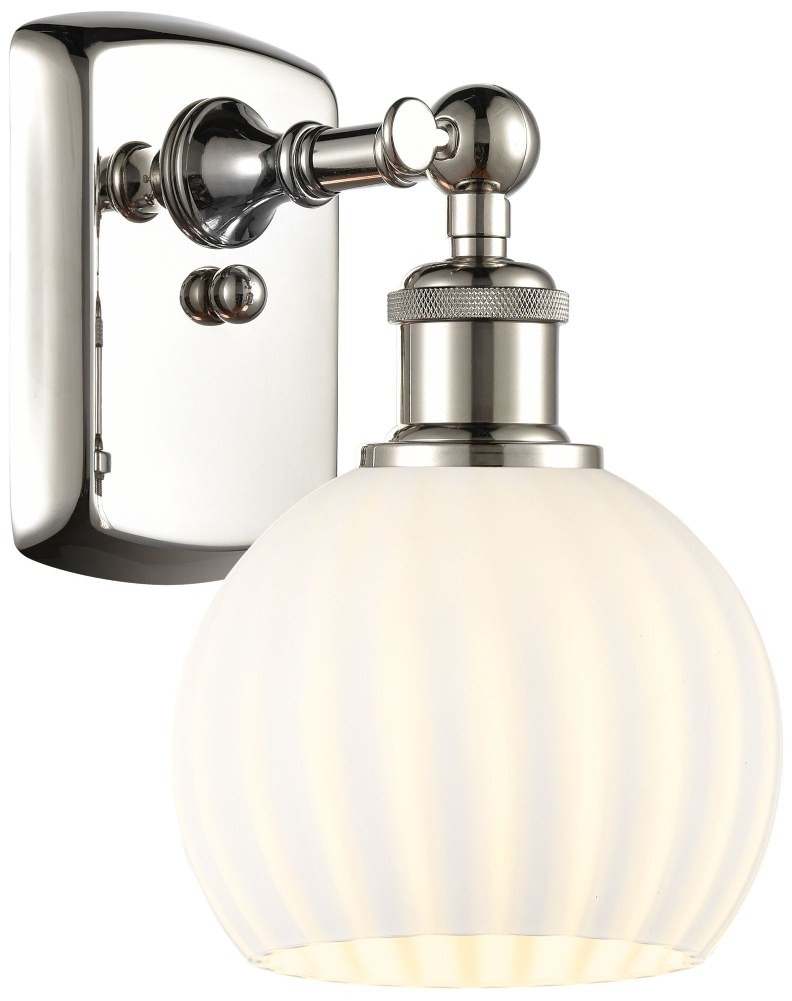 Innovations Lighting White Venetian Nickel Collection