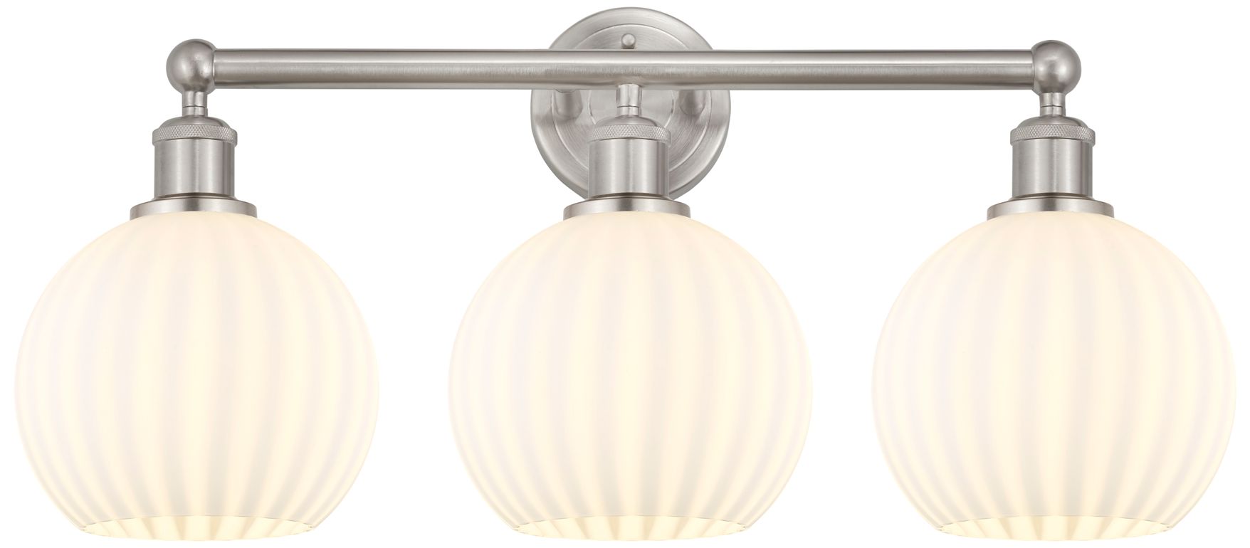 Innovations Lighting White Venetian Nickel Collection