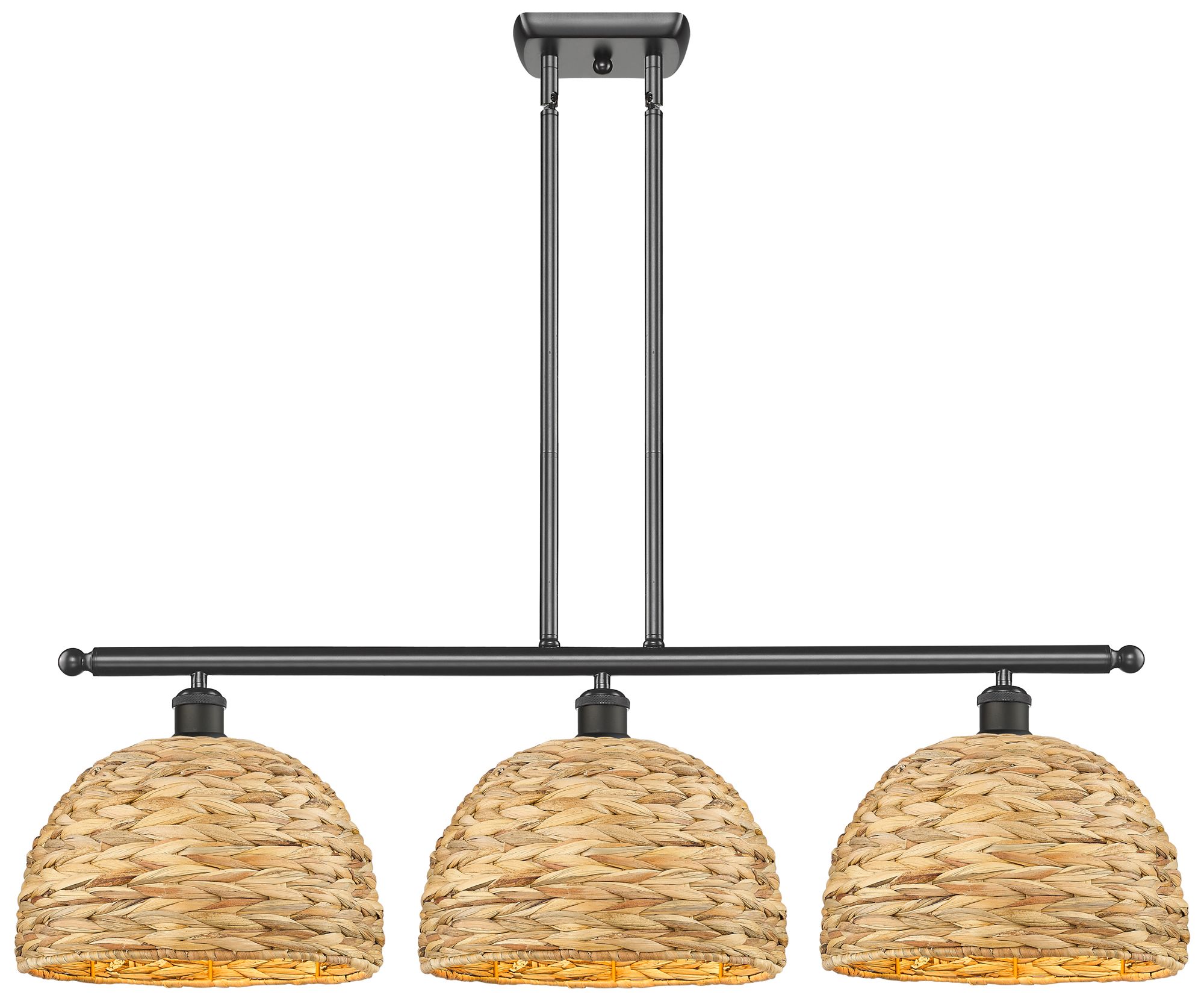 Innovations Lighting Woven Rattan Brass - Antique Brass Collection