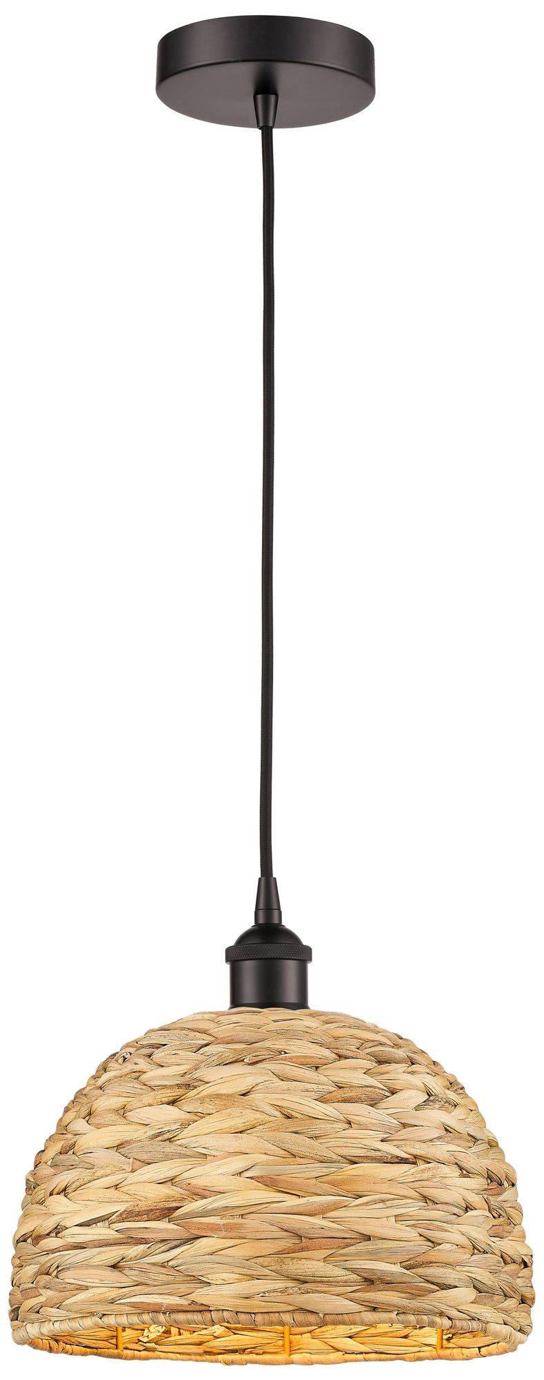 Innovations Lighting Woven Rattan Bronze Collection