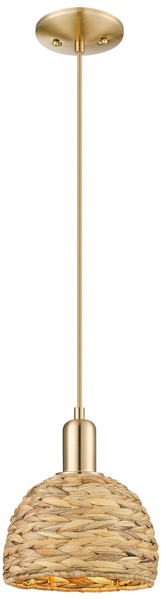 Innovations Lighting Woven Rattan Bronze Collection