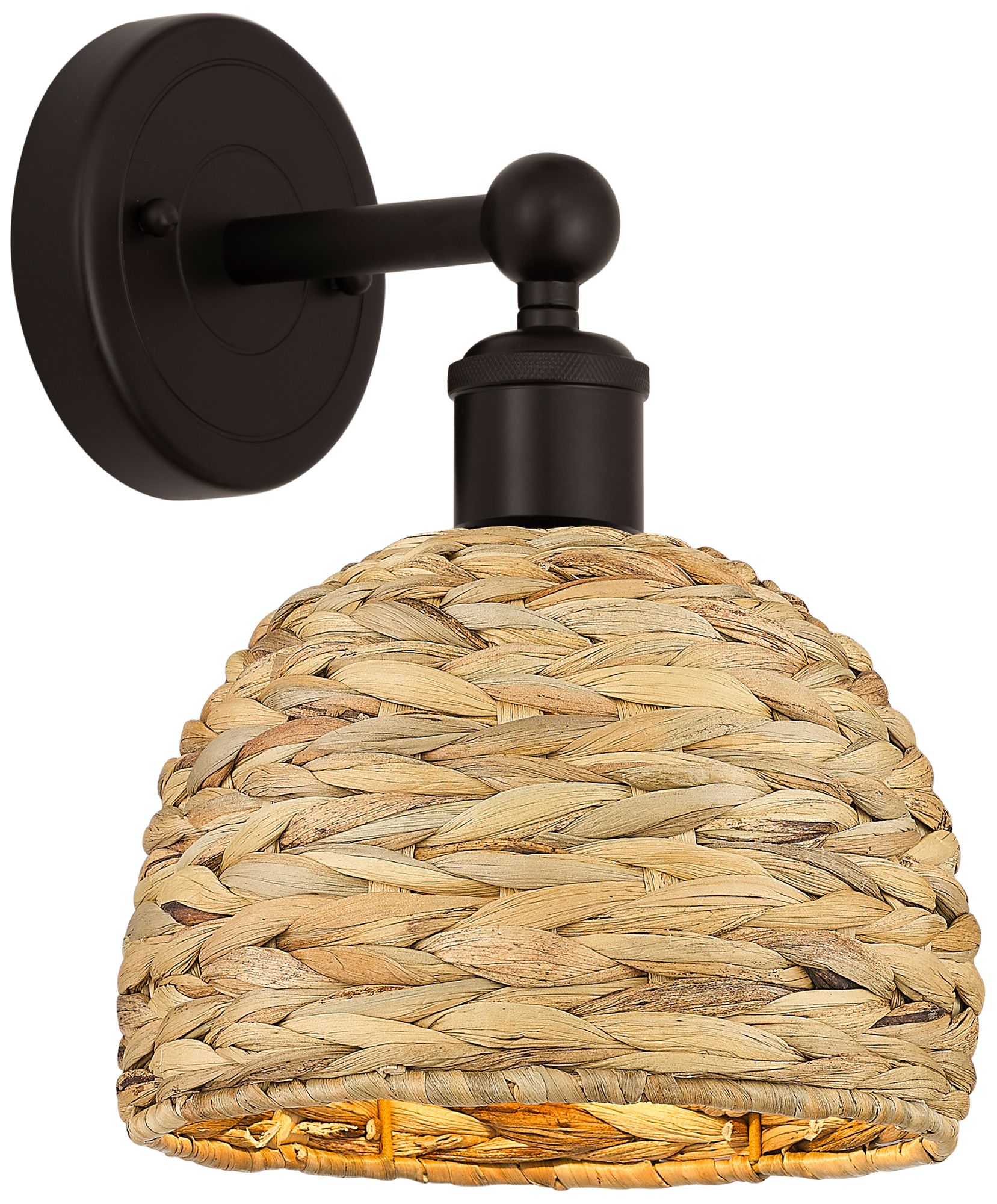 Innovations Lighting Woven Rattan Bronze Collection