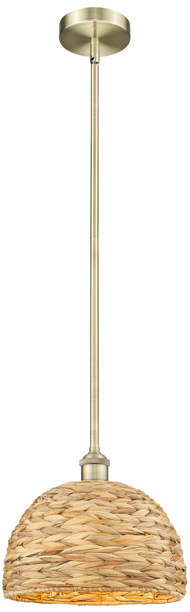 Innovations Lighting Woven Rattan Gold Collection