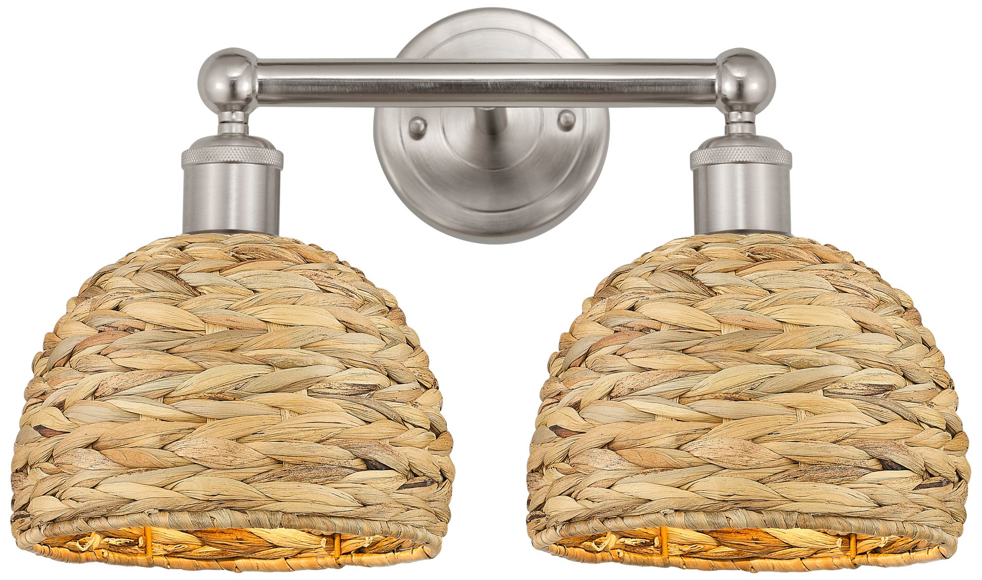 Innovations Lighting Woven Rattan Gold Collection