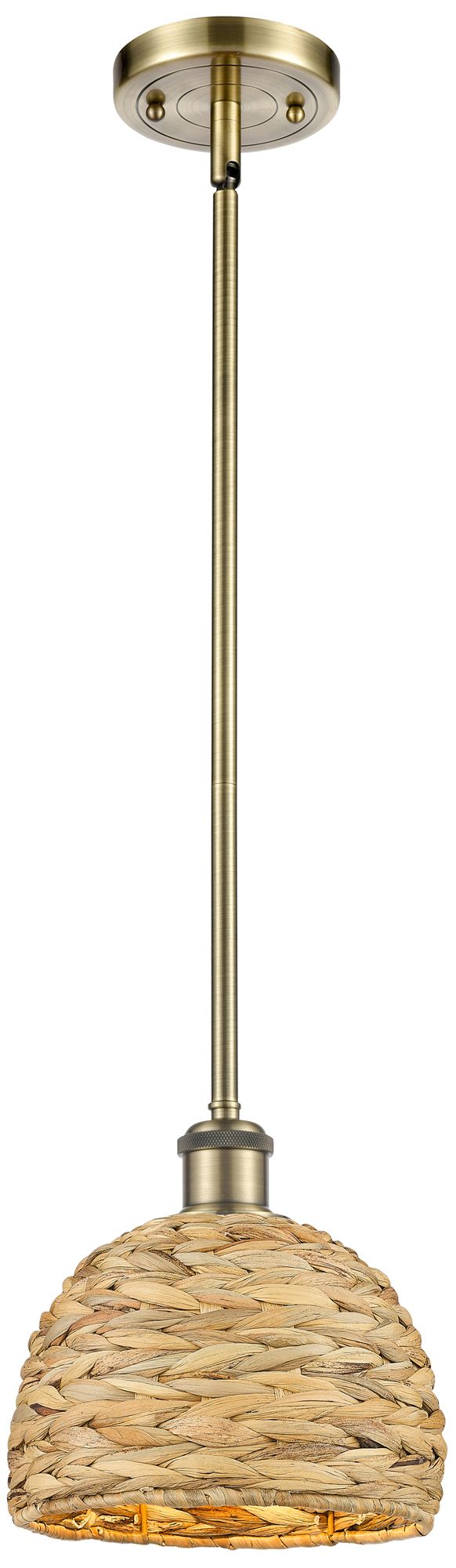 Innovations Lighting Woven Rattan Gold Collection