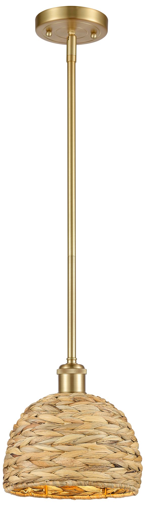 Innovations Lighting Woven Rattan Gold Collection