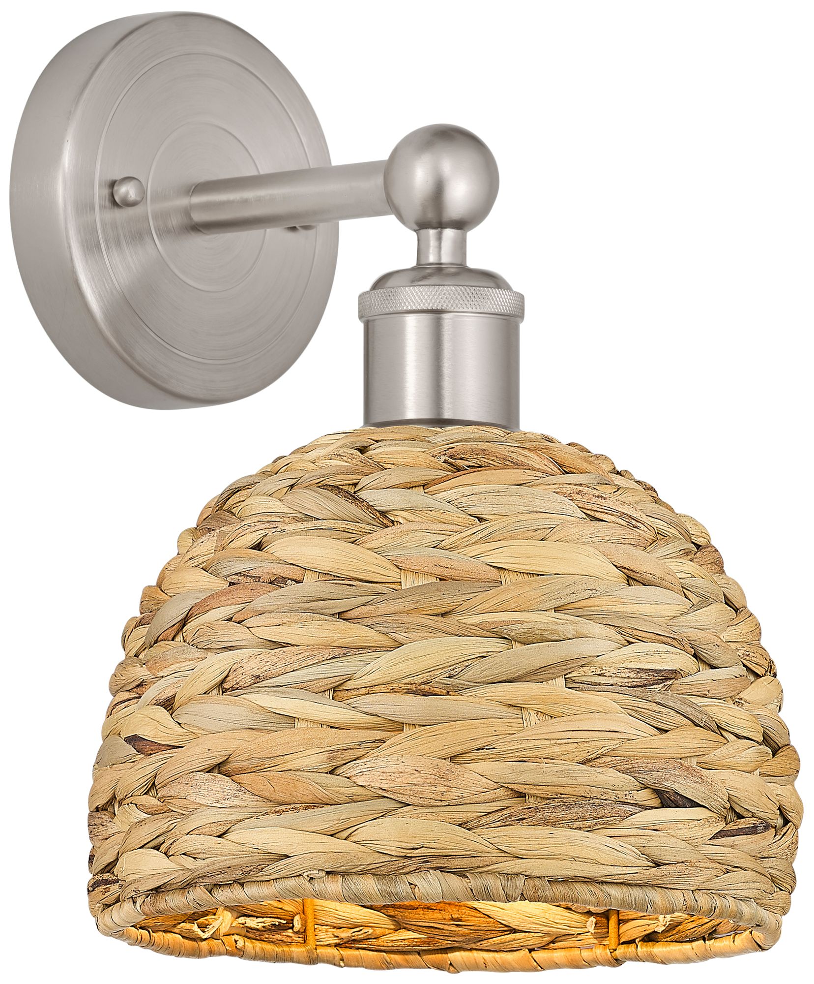 Innovations Lighting Woven Rattan Gold Collection