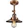 Innovations Railroad 8" Wide Antique Copper Adjustable Ceiling Light