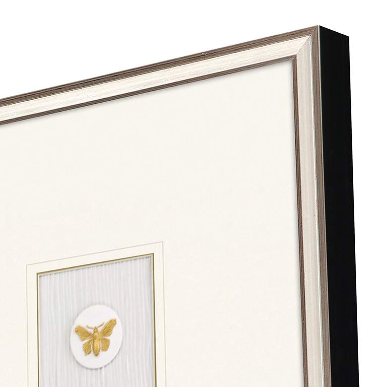 Image 4 Insect Intaglio II 25" High 2-Piece Framed Wall Art Set more views