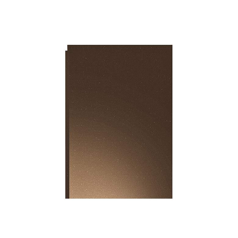 Image 2 Inside Out Flat Box 25 inchH Bronze 2-LED Outdoor Wall Light more views