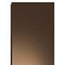 Inside Out Flat Box 25"H Bronze 2-LED Outdoor Wall Light