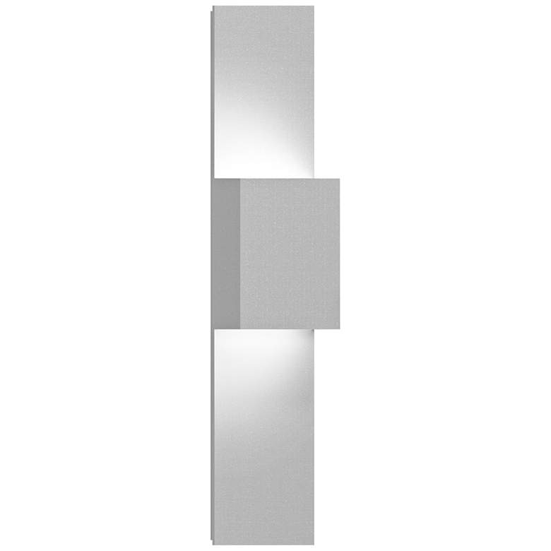 Image 1 Inside Out Flat Box 25"H White 2-LED Outdoor Wall Light
