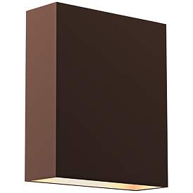Image1 of Inside Out Flat Box 7" High Bronze LED Outdoor Wall Light