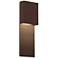 Inside Out Flat Box™ 17" High Bronze LED Outdoor Wall Light