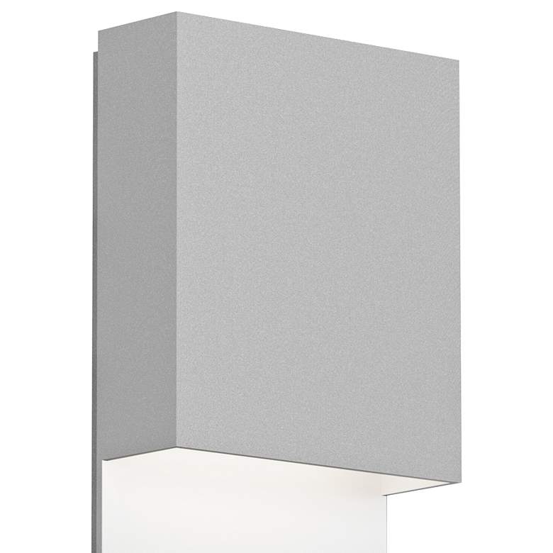 Image 2 Inside Out Flat Box&trade; 17 inch High White LED Outdoor Wall Light more views