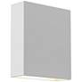 Inside Out Flat Box&trade; 7" High White LED Outdoor Wall Light