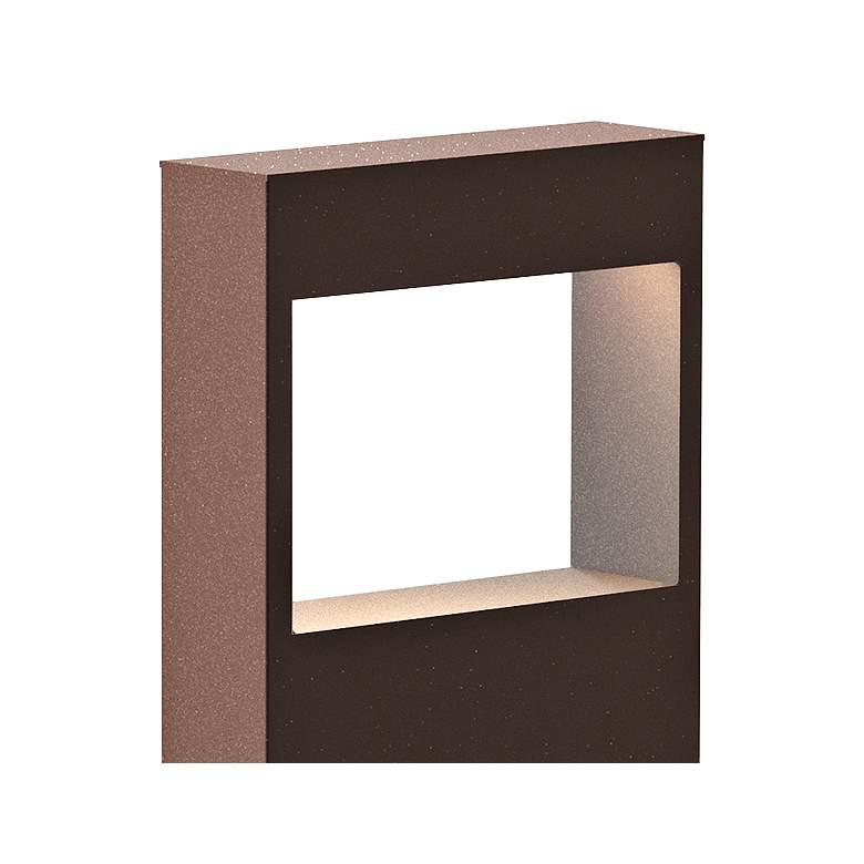 Image 2 Inside Out Light Frames 22 inchH Textured Bronze LED Bollard more views