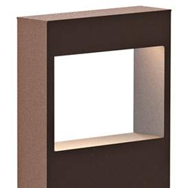 Image2 of Inside Out Light Frames 22"H Textured Bronze LED Bollard more views