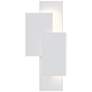 Inside Out Offset Panels&trade; 20 3/4" High White LED Wall Light
