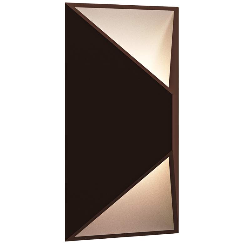 Image 1 Inside Out Prisma 11" High Bronze LED Outdoor Wall Light