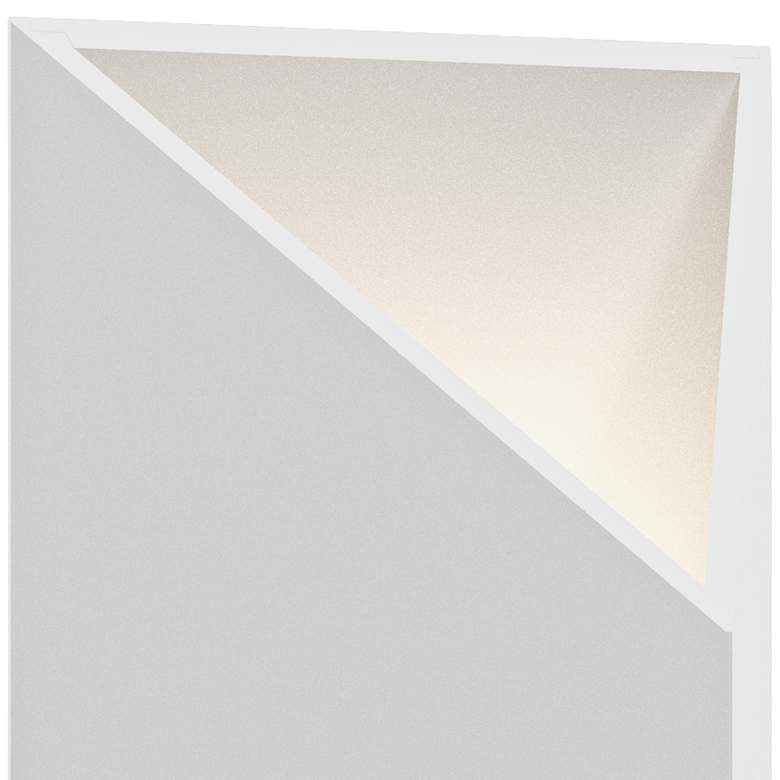 Image 2 Inside Out Prisma 11 inch High White LED Outdoor Wall Light more views