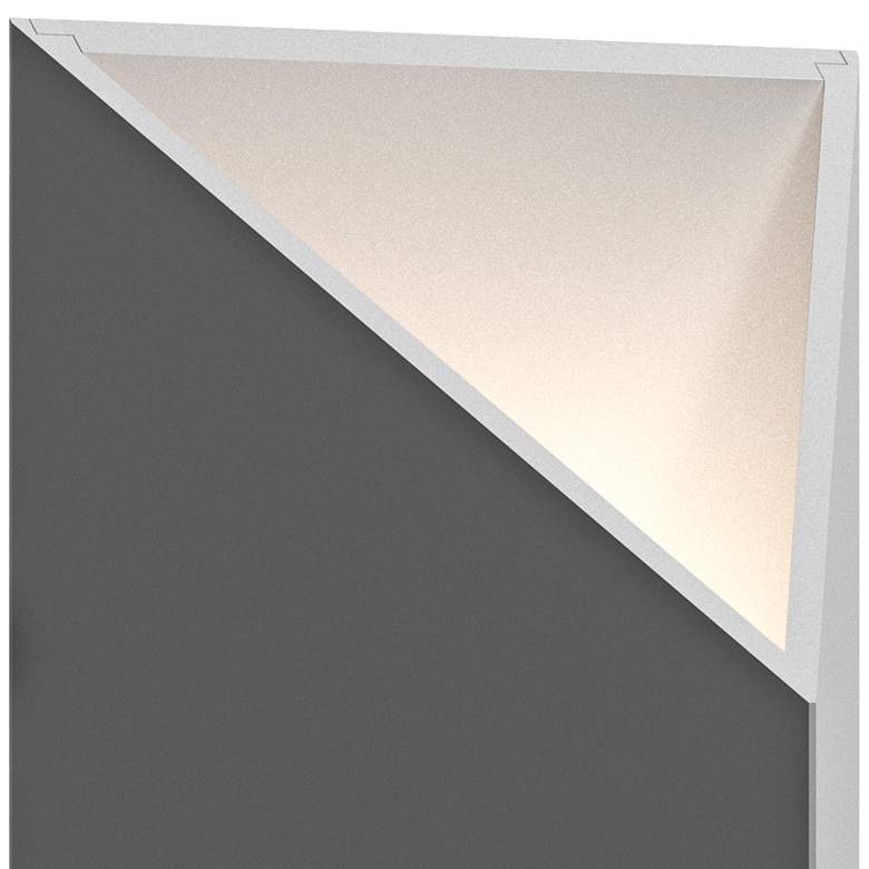 Image 2 Inside Out Prisma&trade; 11 inch High Gray LED Outdoor Wall Light more views