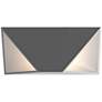 Inside Out Prisma&trade; 11" High Gray LED Outdoor Wall Light