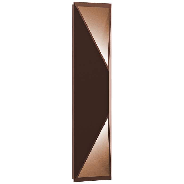 Image 1 Inside Out Prisma™ 18" High Bronze LED Outdoor Wall Light