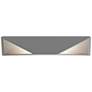 Inside Out Prisma&trade; 18" High Gray LED Outdoor Wall Light