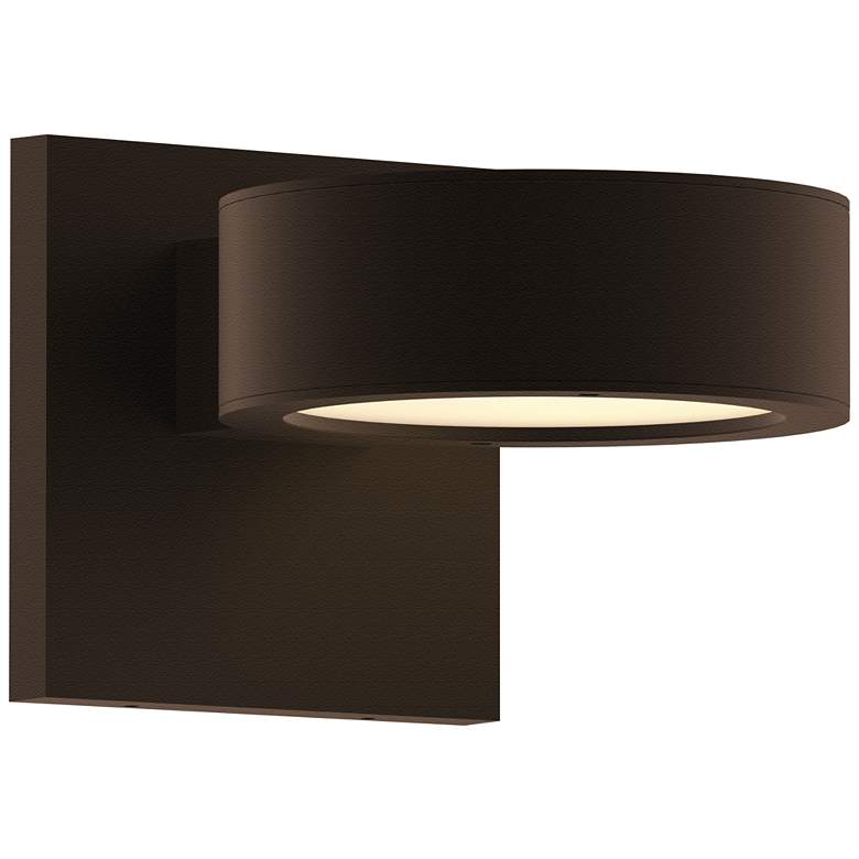 Image 1 Inside Out REALS 1.5" High Textured Bronze Downlight LED Wall Sconce