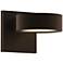 Inside Out REALS 1.5" High Textured Bronze Downlight LED Wall Sconce