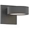 Inside Out REALS 1.5" High Textured Gray Up & Down LED Wall Sconce