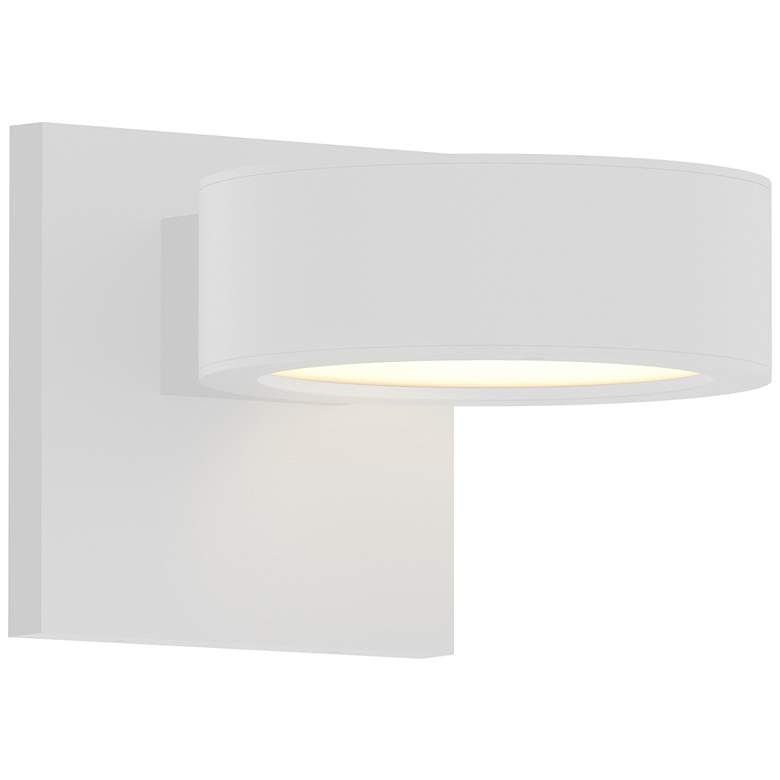 Image 1 Inside Out REALS 1.5" High Textured White Up & Down LED Wall Sconc