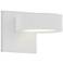 Inside Out REALS 1.5" High Textured White Up & Down LED Wall Sconc