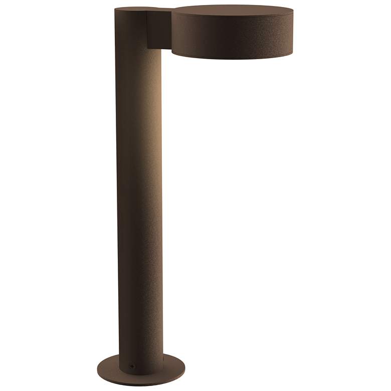 Image 1 Inside Out REALS 16 inch LED Bollard - Textured Bronze - Place Cap and Pat