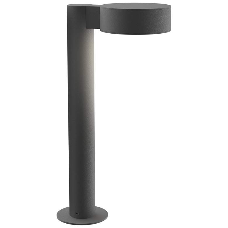 Image 1 Inside Out REALS 16" LED Bollard - Textured Gray - Place Cap and Plate