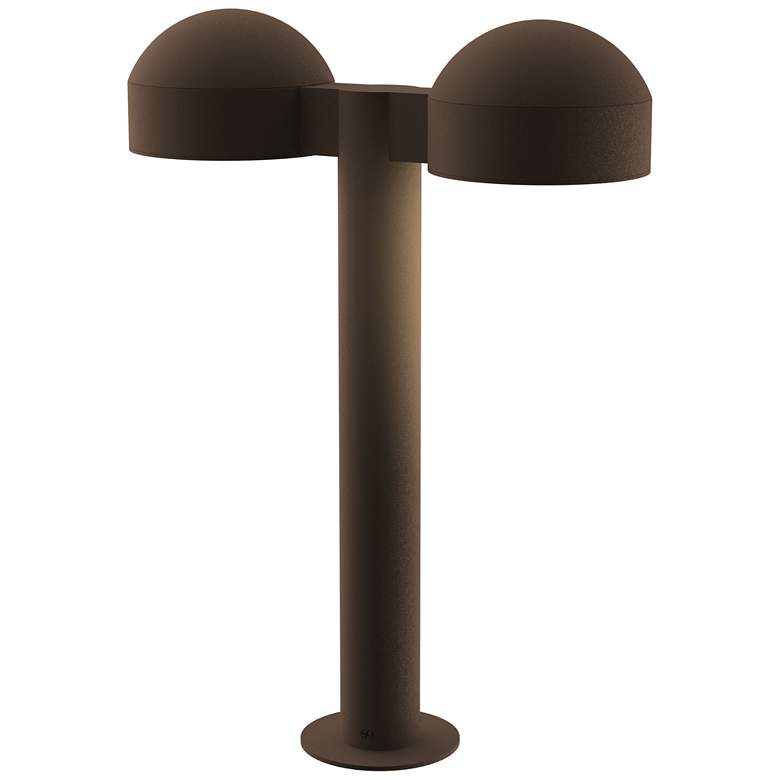 Image 1 Inside Out REALS 16" LED Double Bollard - TB - Dome Caps and Plate