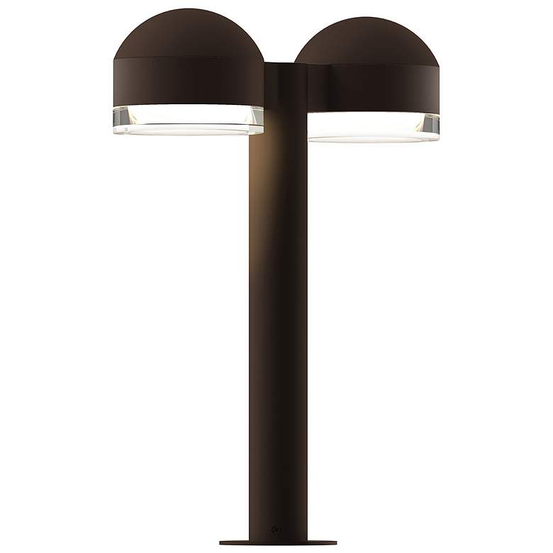 Image 1 Inside Out REALS 16" LED Double Bollard - TB - Plate Cap and Clear Cyl