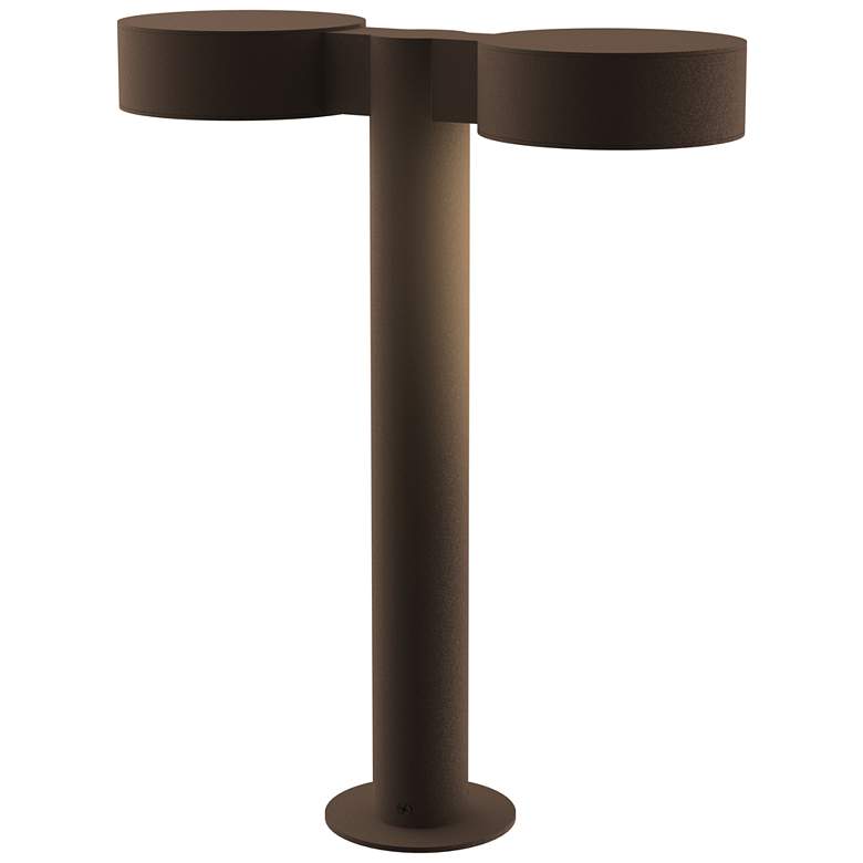 Image 1 Inside Out REALS 16" LED Double Bollard - TB - Plate Caps and Plate