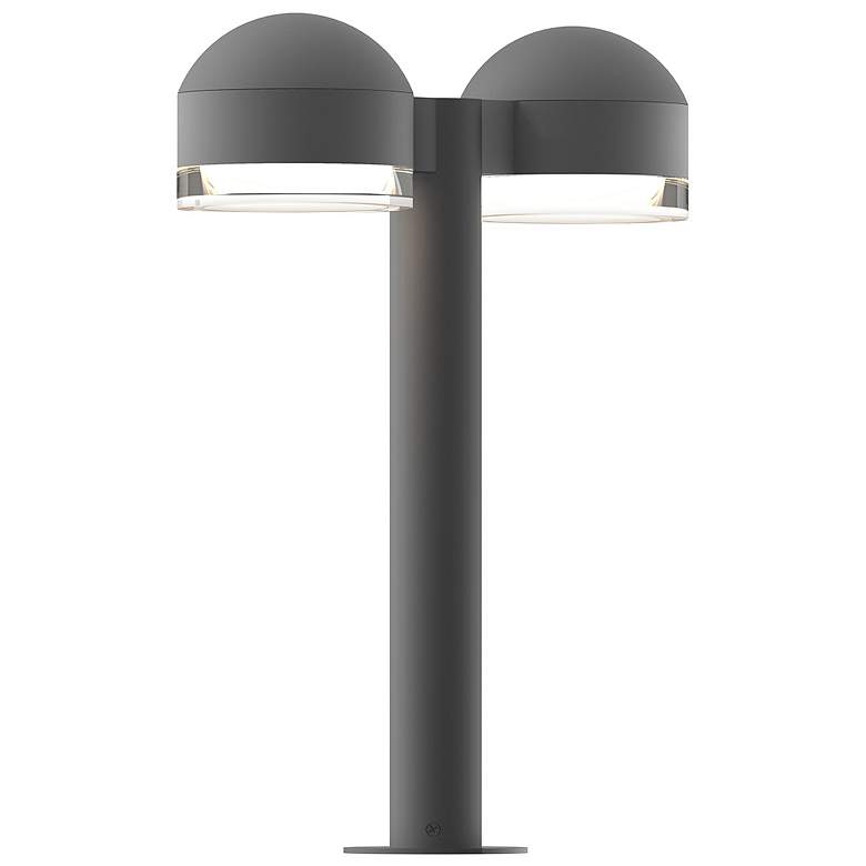 Image 1 Inside Out REALS 16" LED Double Bollard - TG - Plate Cap and Clear Cyl