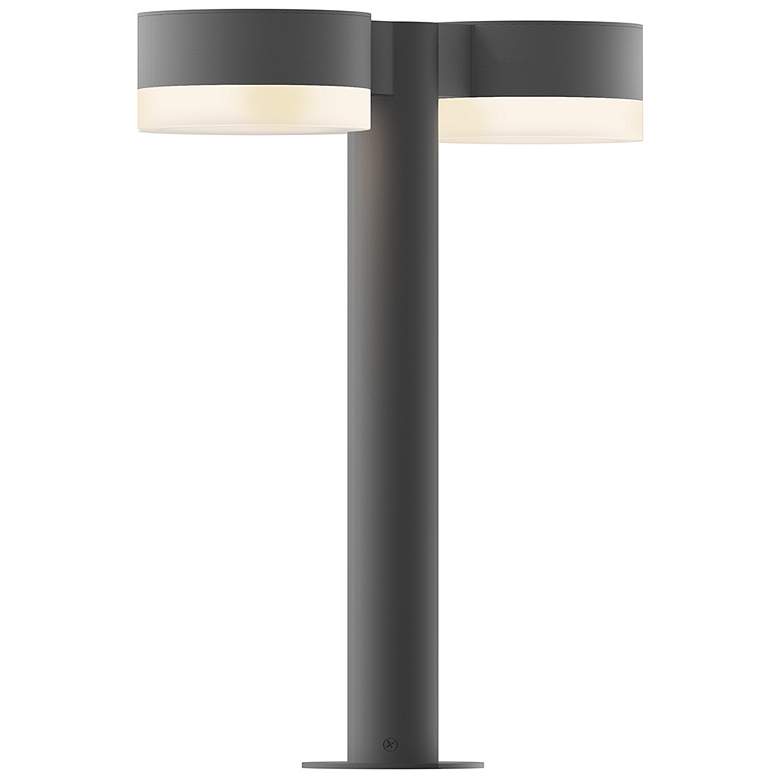 Image 1 Inside Out REALS 16" LED Double Bollard - TG - Plate Caps and White Le