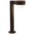 Inside Out REALS 16" LED Bollard - Textured Bronze - Plate Cap and Dom