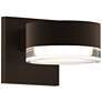 Inside Out REALS 2.5" High Textured Bronze Downlight LED Wall Sconce